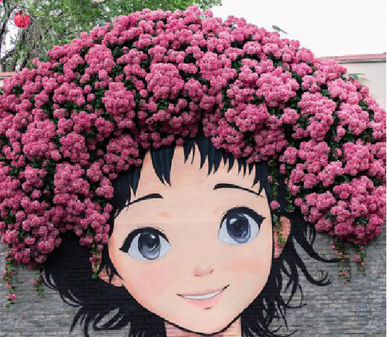  五河墙体彩绘-网红墙打卡