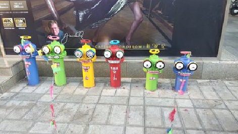  五河商业区彩绘