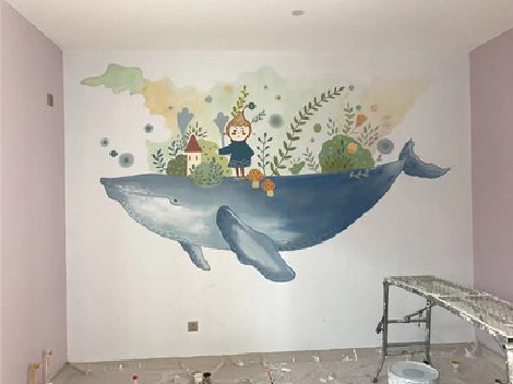  五河手绘墙的特点及优势。