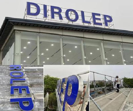  五河楼顶发光字安装的注意事项。